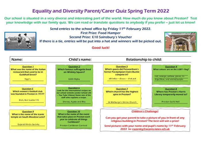 Diversity trivia questions and answers