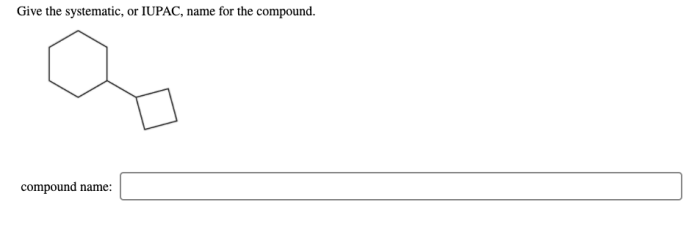 What is each compound's systematic name